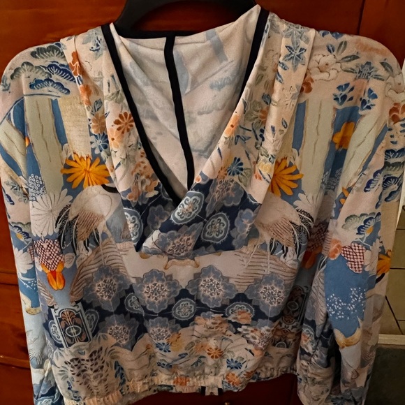 This is a light weight jacket from Anthropologie - Picture 4 of 11
